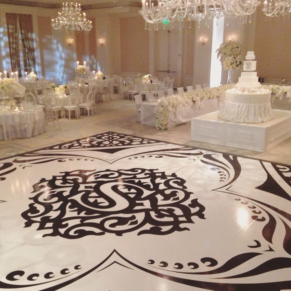 Read more about the article Vinyl Dance Floor Wraps & Monograms